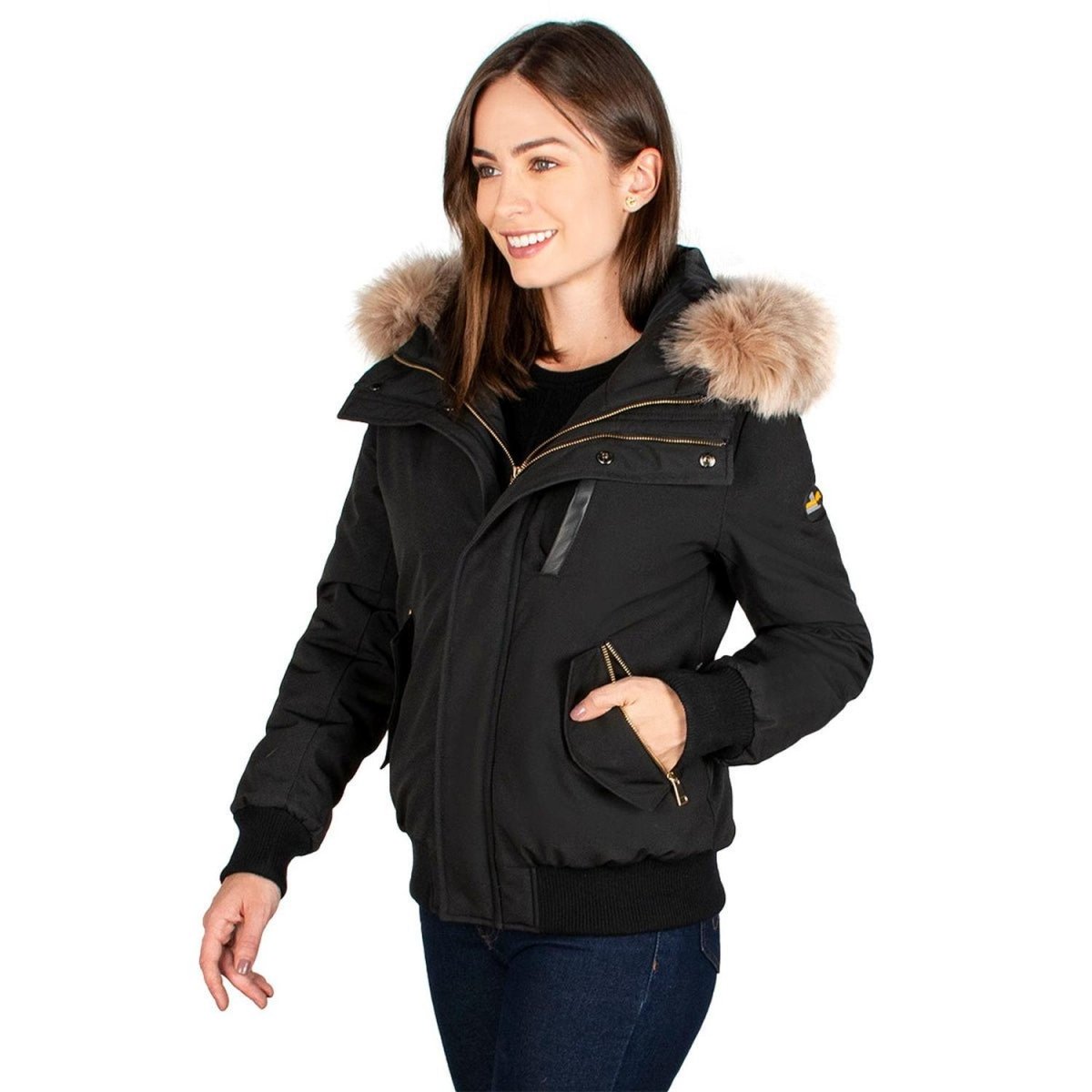 Chamarra Adventure Gorro En Fur Desmontable Mujer - Greenlander