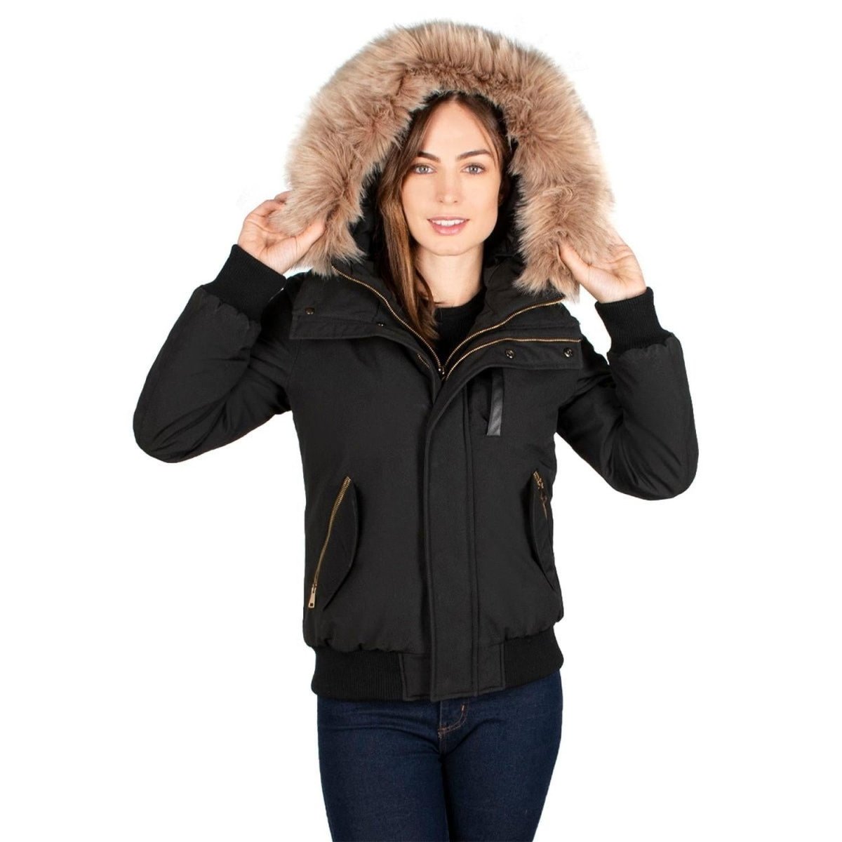 Chamarra Adventure Gorro En Fur Desmontable Mujer - Greenlander