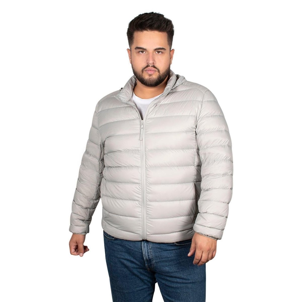 Chamarra Adventure Pluma Ligera Hombre Plus Size - Greenlander