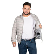 Chamarra Adventure Pluma Ligera Hombre Plus Size - Greenlander