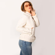 Chamarra Biker Mujer con Sherpa Greenlander - Greenlander