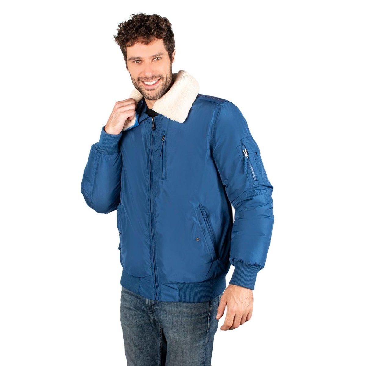 Chamarra Bomber Cuello Desmontable Hombre Greenlander - Greenlander