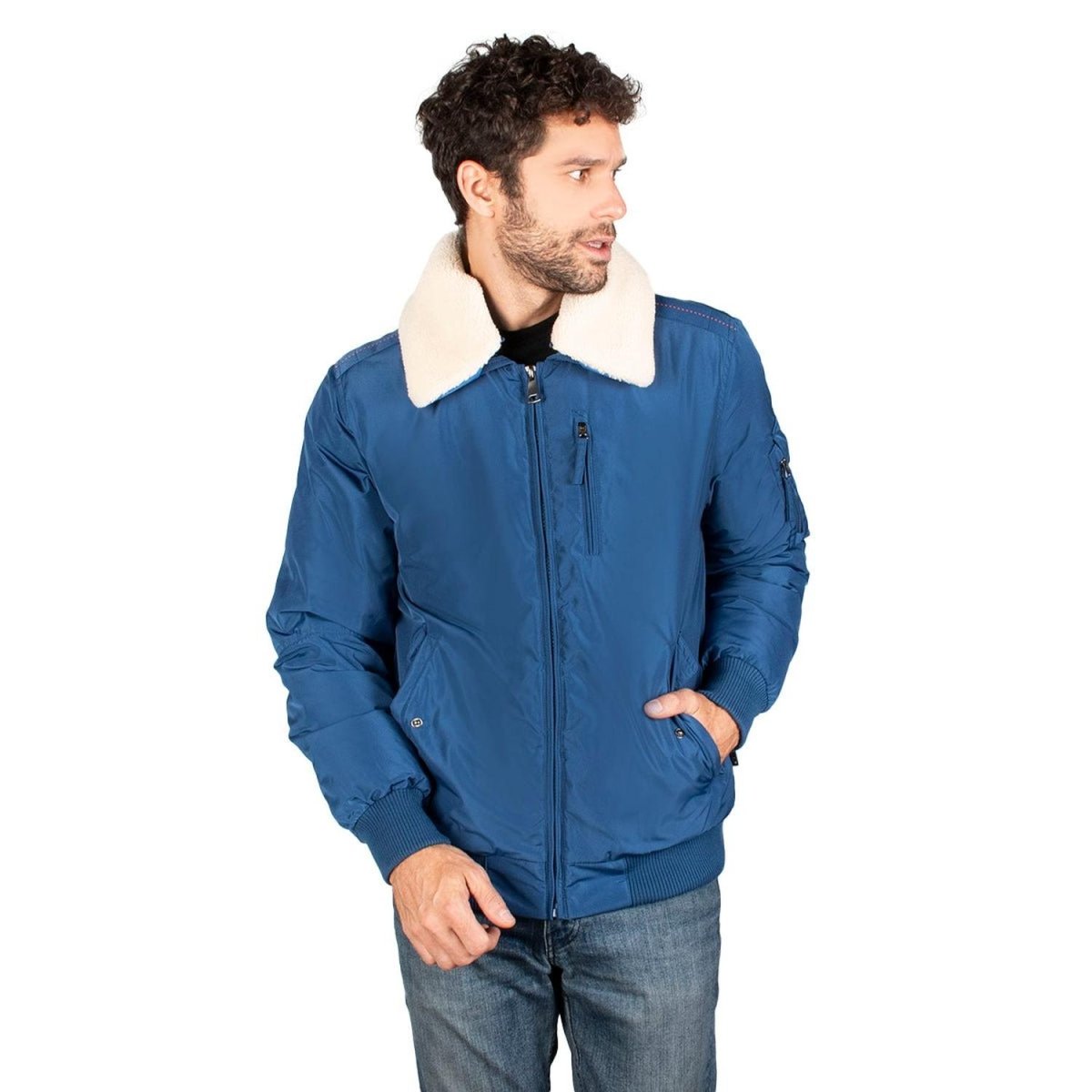 Chamarra Bomber Cuello Desmontable Hombre Greenlander - Greenlander