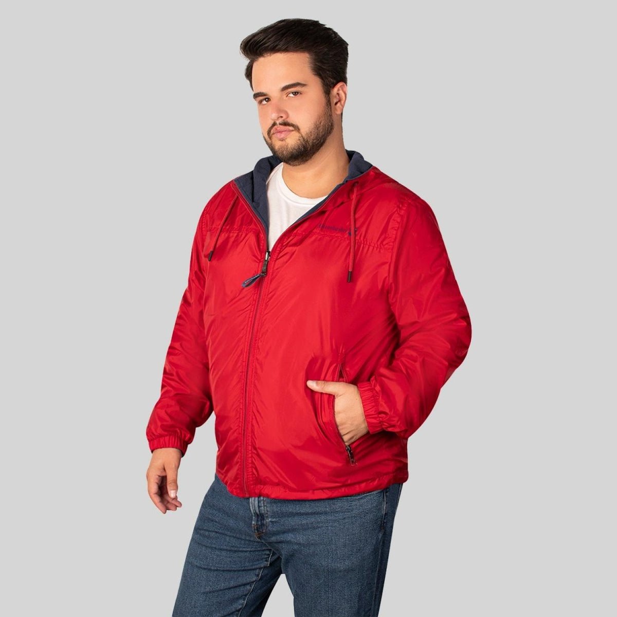 Chamarra Bomber Hombre Doble Vista Tallas Extra Greenlander - Greenlander