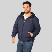 Chamarra Bomber Hombre Doble Vista Tallas Extra Greenlander - Greenlander