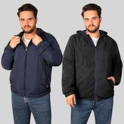 Chamarra Bomber Hombre Doble Vista Tallas Extra Greenlander - Greenlander
