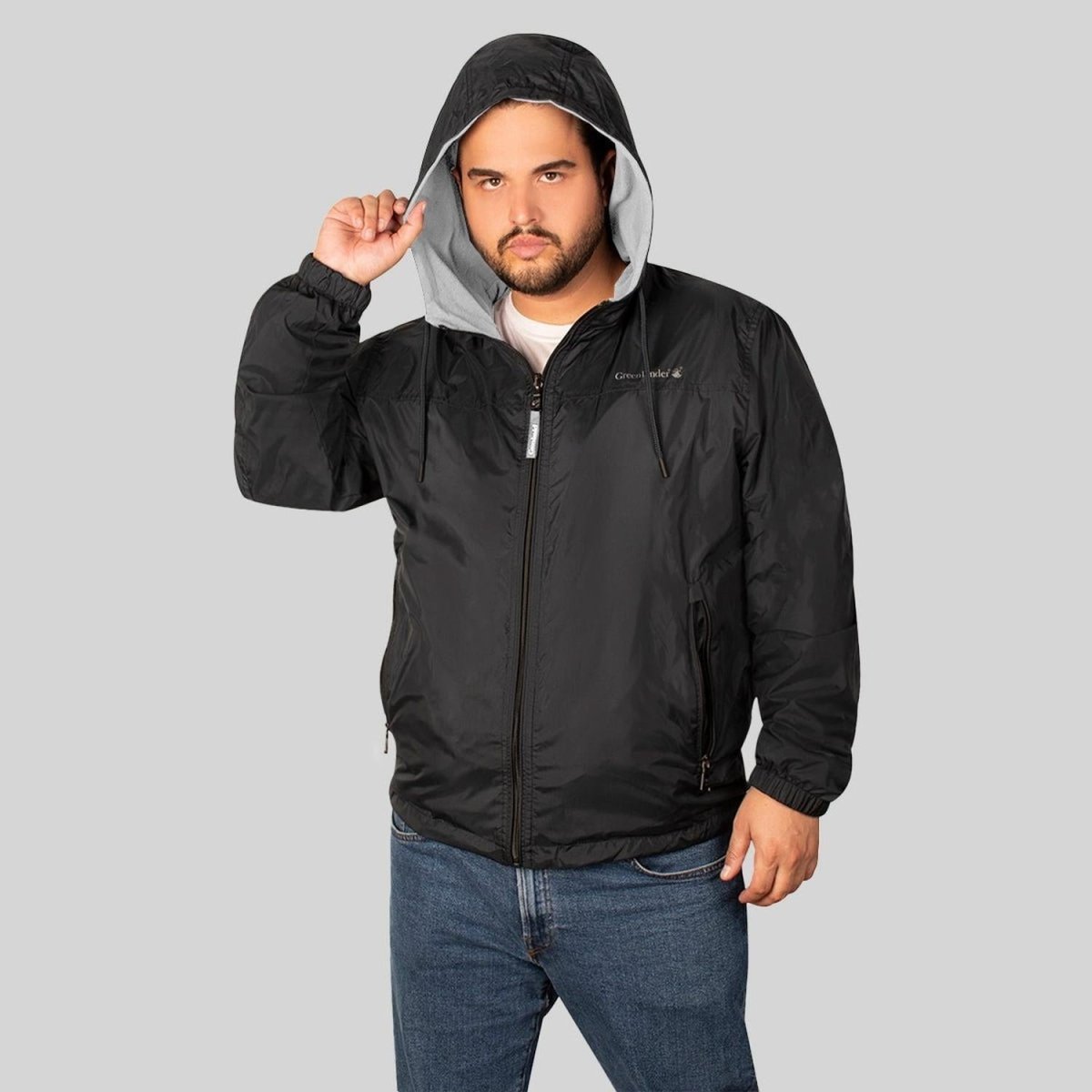 Chamarra Bomber Hombre Doble Vista Tallas Extra Greenlander - Greenlander