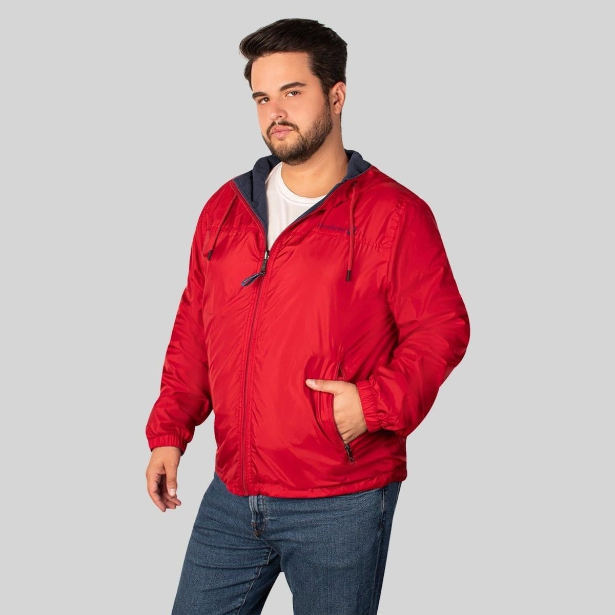 Chamarra Bomber Hombre Doble Vista Tallas Extra Greenlander - Greenlander