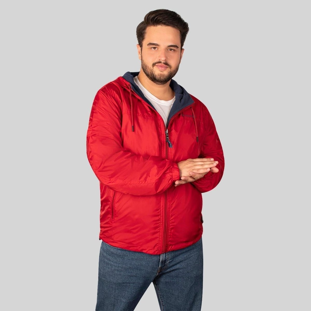 Chamarra Bomber Hombre Doble Vista Tallas Extra Greenlander - Greenlander