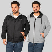 Chamarra Bomber Hombre Doble Vista Tallas Extra Greenlander - Greenlander