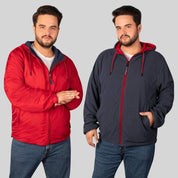 Chamarra Bomber Hombre Doble Vista Tallas Extra Greenlander - Greenlander