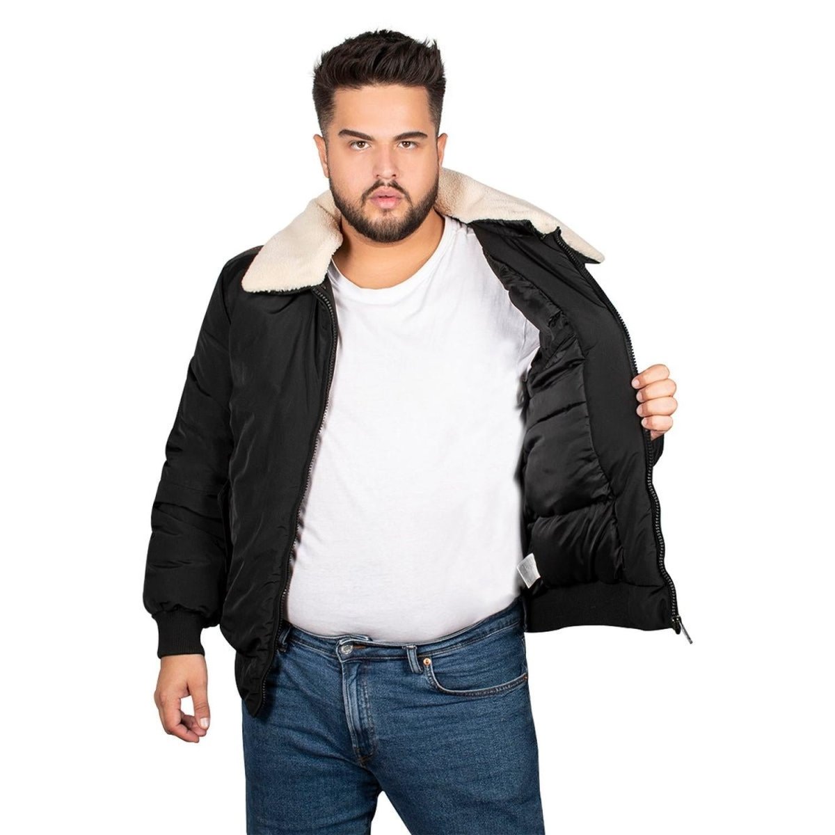 Chamarra Bomber Para Hombre Greenlander Tallas Extras - Greenlander