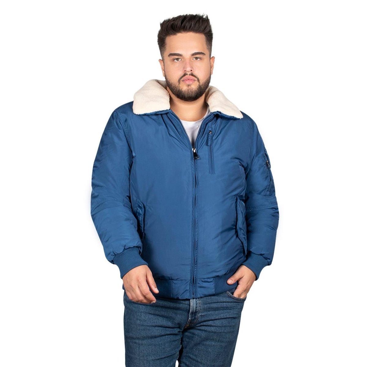 Chamarra Bomber Para Hombre Greenlander Tallas Extras - Greenlander