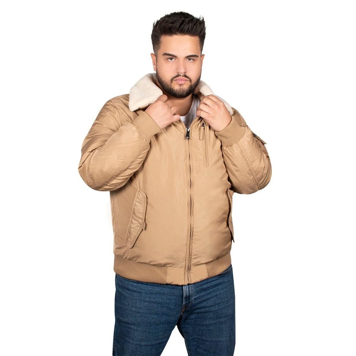 Chamarra Bomber Para Hombre Greenlander Tallas Extras - Greenlander