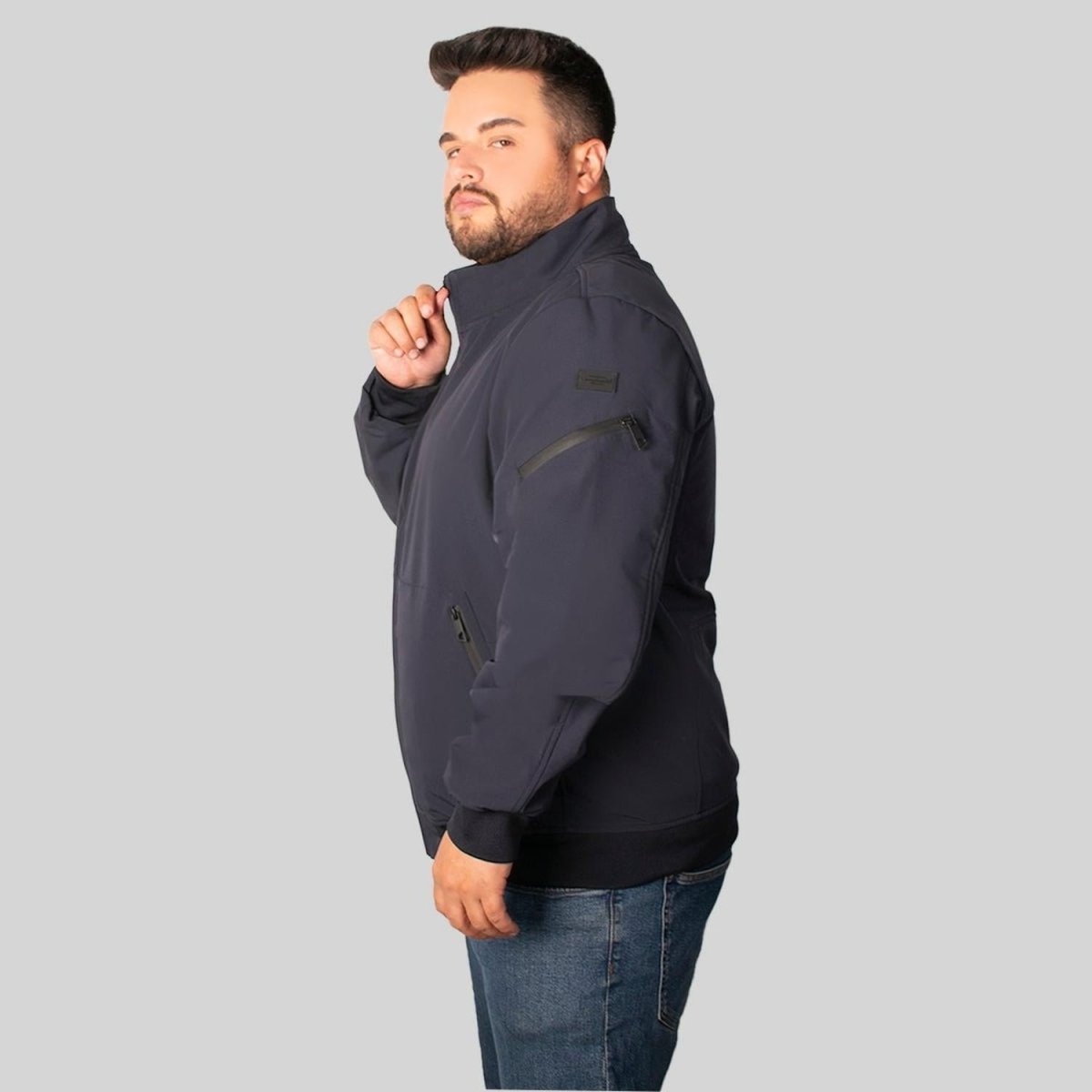 Chamarra Bomber Para Hombre Tallas Extra Greenlander - Greenlander