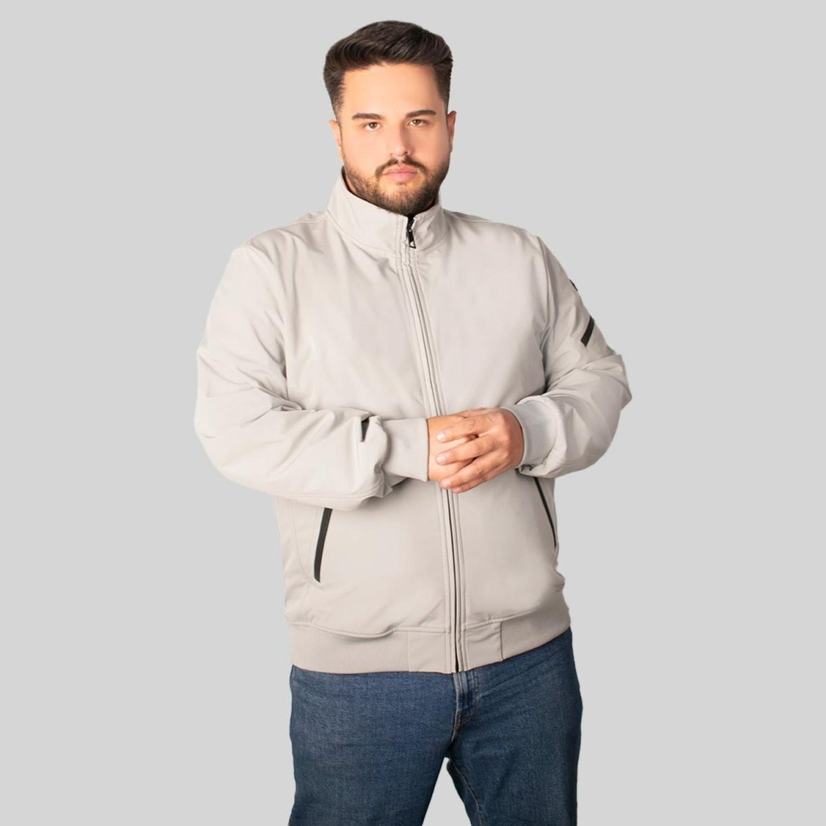 Chamarra Bomber Para Hombre Tallas Extra Greenlander - Greenlander
