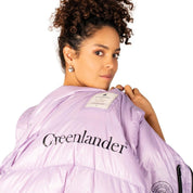 Chamarra Capitonada Brillosa De Pluma Mujer - Greenlander