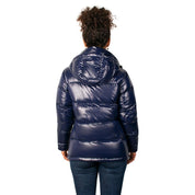 Chamarra Capitonada Brillosa De Pluma Mujer - Greenlander