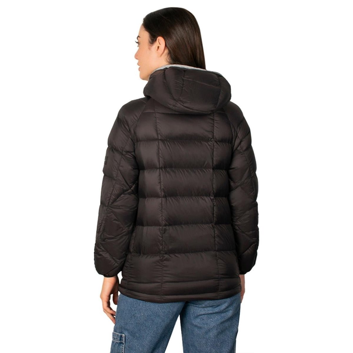 Chamarra Capitonada con Capucha de Pluma Greenlander Mujer - Greenlander