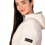 Chamarra Capitonada con Capucha de Pluma Greenlander Mujer - Greenlander