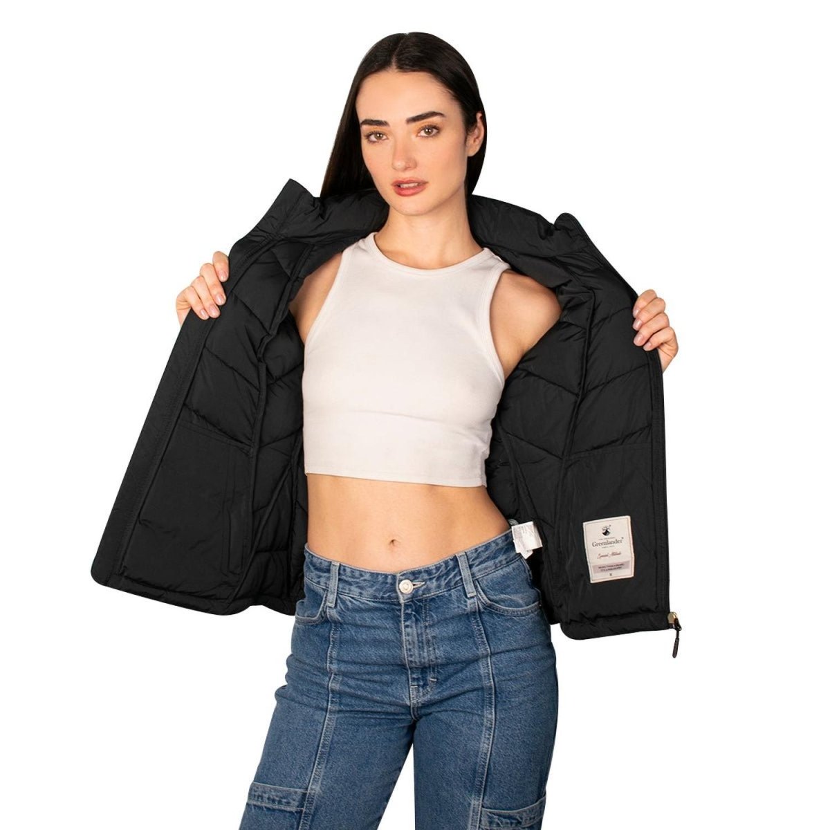 Chamarra Capitonada con Capucha Greenlander Mujer - Greenlander