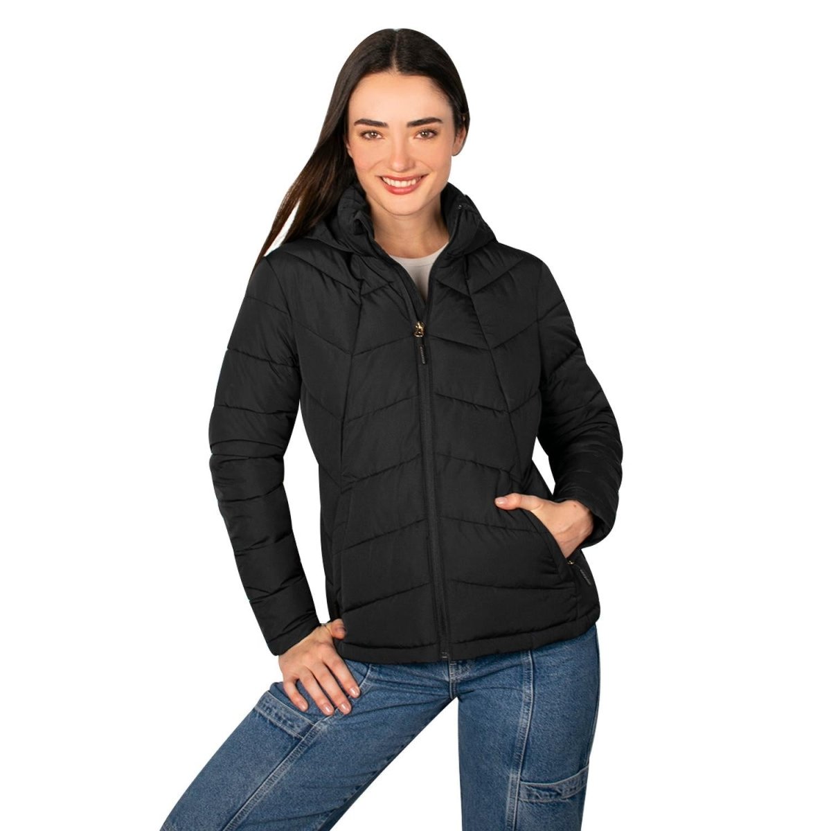 Chamarra Capitonada con Capucha Greenlander Mujer - Greenlander