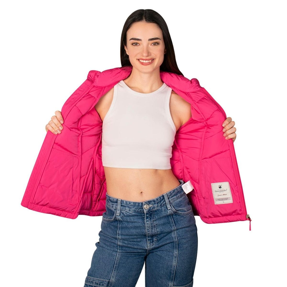 Chamarra Capitonada con Capucha Greenlander Mujer - Greenlander