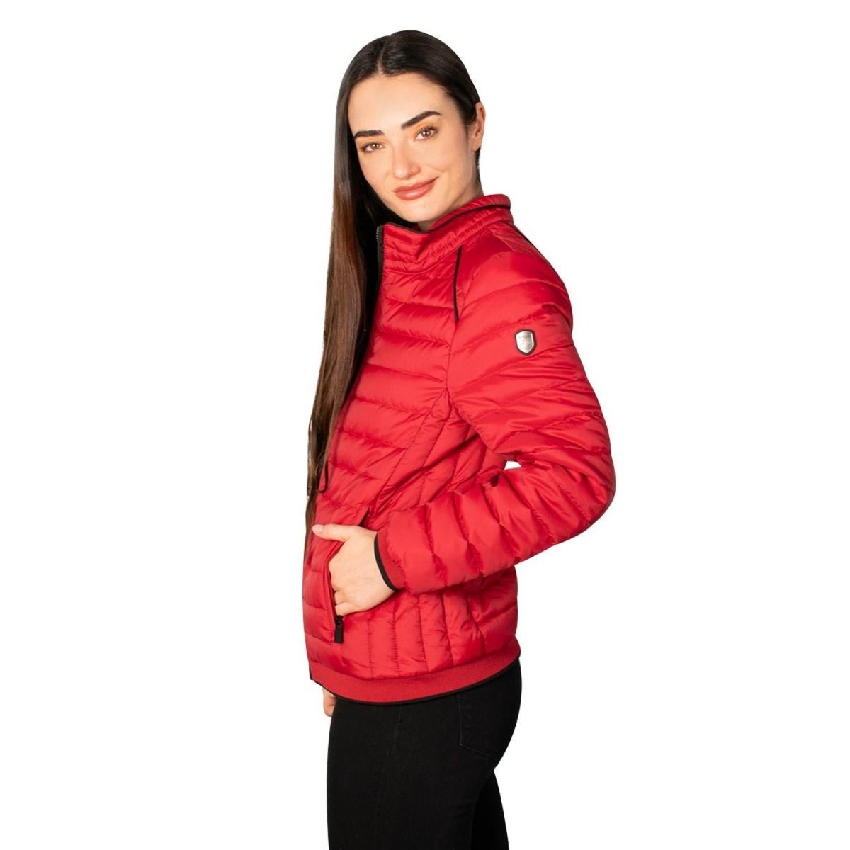 Chamarra Capitonada Con Cuello en Bies Greenlander Mujer - Greenlander