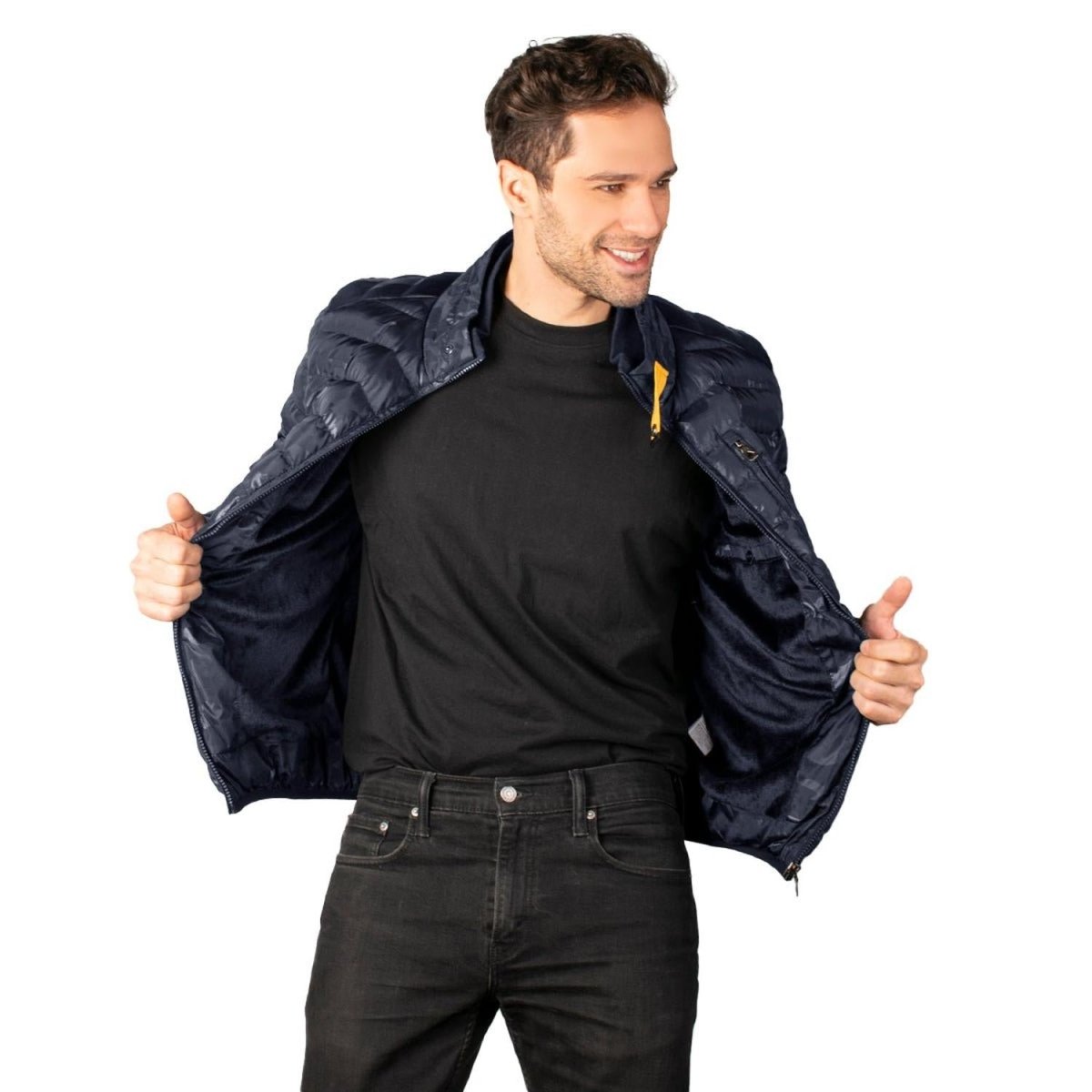 Chamarra Capitonada con Forro de Peluche Greenlander Hombre - Greenlander