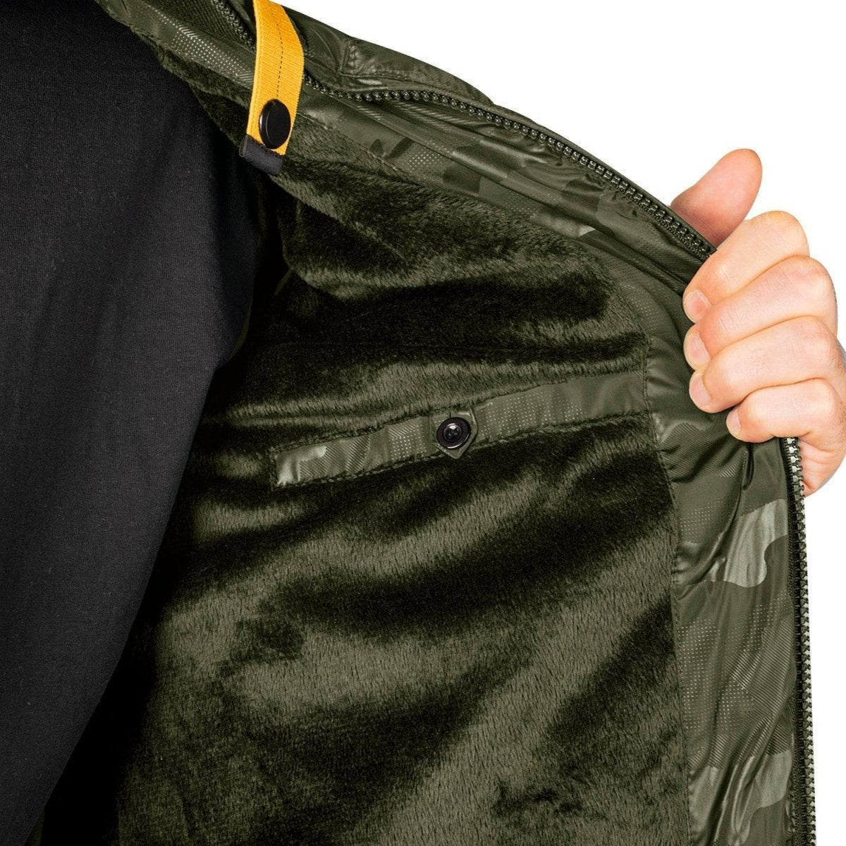 Chamarra Capitonada con Forro de Peluche Greenlander Hombre - Greenlander