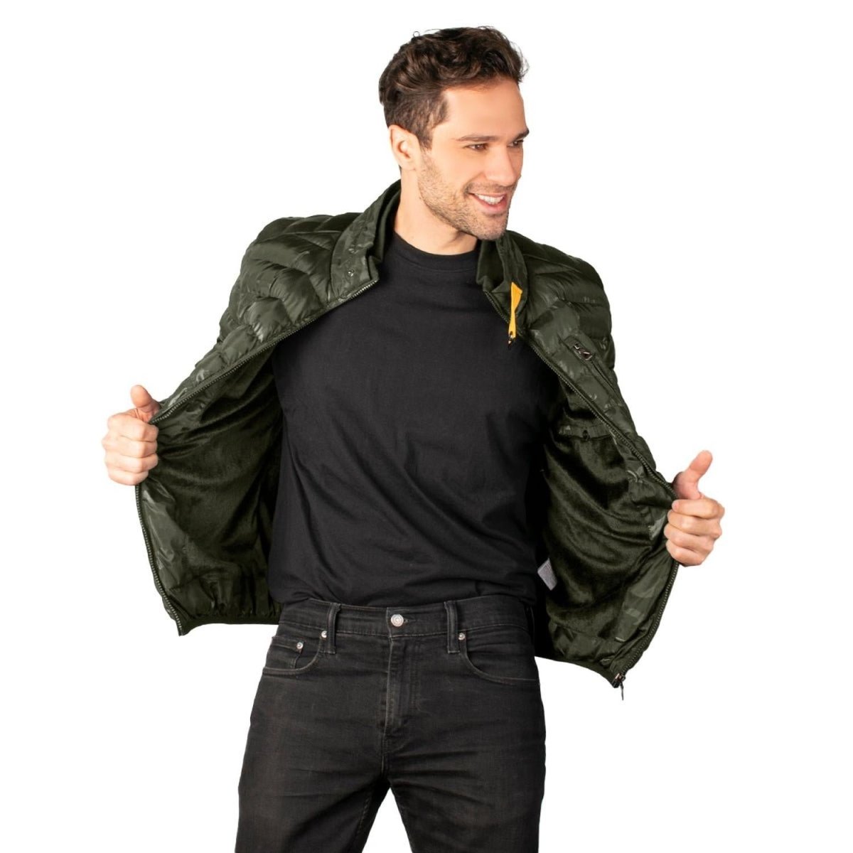 Chamarra Capitonada con Forro de Peluche Greenlander Hombre - Greenlander