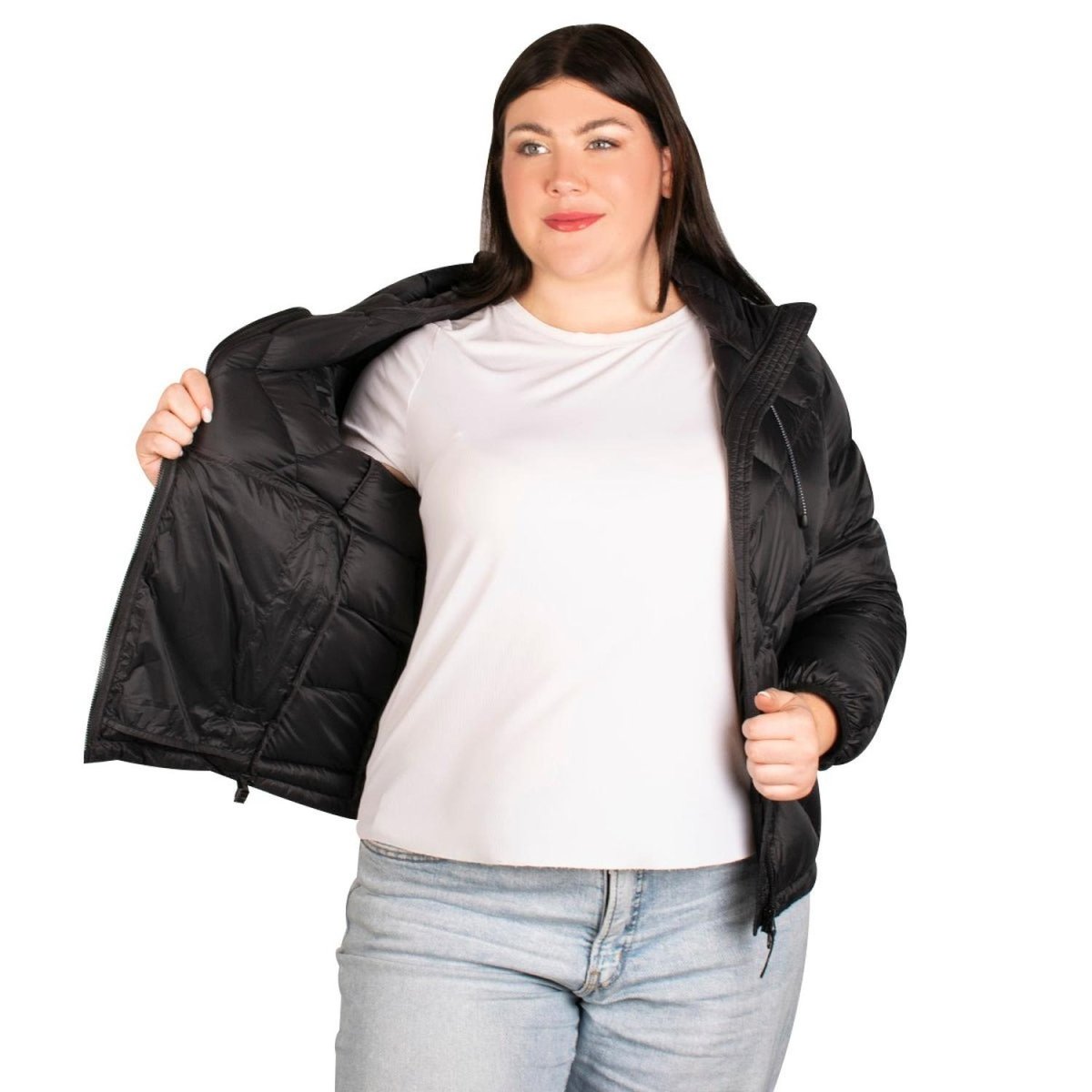 Chamarra Capitonada Con Gorro Ajustable Mujer - Greenlander