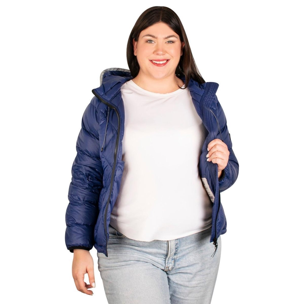 Chamarra Capitonada Con Gorro Ajustable Mujer - Greenlander