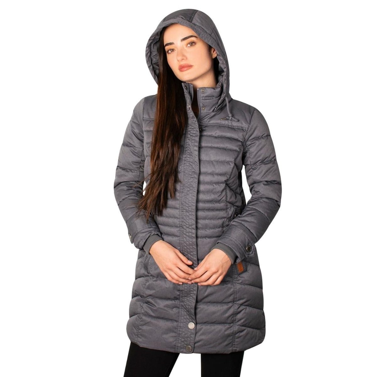 Chamarra Capitonada Con Gorro Desmontable Greenlander Mujer - Greenlander