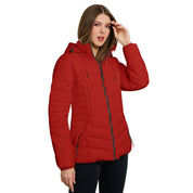 Chamarra Capitonada Con Gorro Desmontable Greenlander Mujer - Greenlander