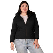 Chamarra Capitonada Con Gorro Desmontable Greenlander Mujer Plus Size - Greenlander