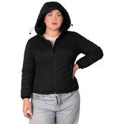 Chamarra Capitonada Con Gorro Desmontable Greenlander Mujer Plus Size - Greenlander