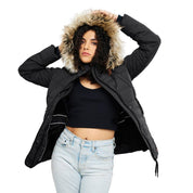 Chamarra Capitonada con Gorro Desmontable Mujer - Greenlander