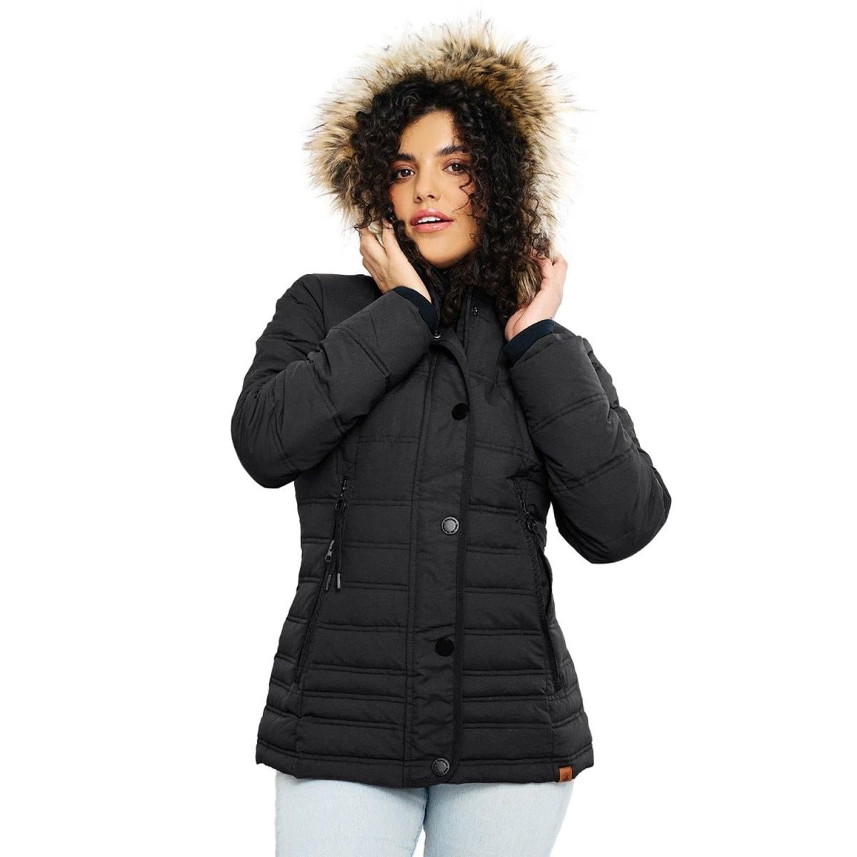 Chamarra Capitonada con Gorro Desmontable Mujer - Greenlander