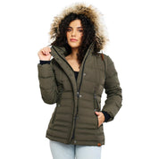 Chamarra Capitonada con Gorro Desmontable Mujer - Greenlander