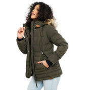 Chamarra Capitonada con Gorro Desmontable Mujer - Greenlander