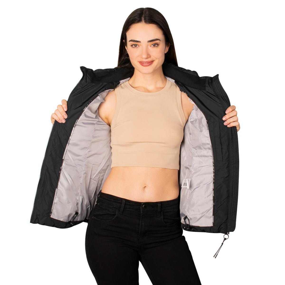 Chamarra Capitonada con Gorro Desmontable Mujer - Greenlander