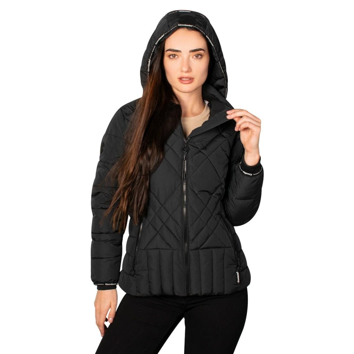 Chamarra Capitonada con Gorro Desmontable Mujer - Greenlander