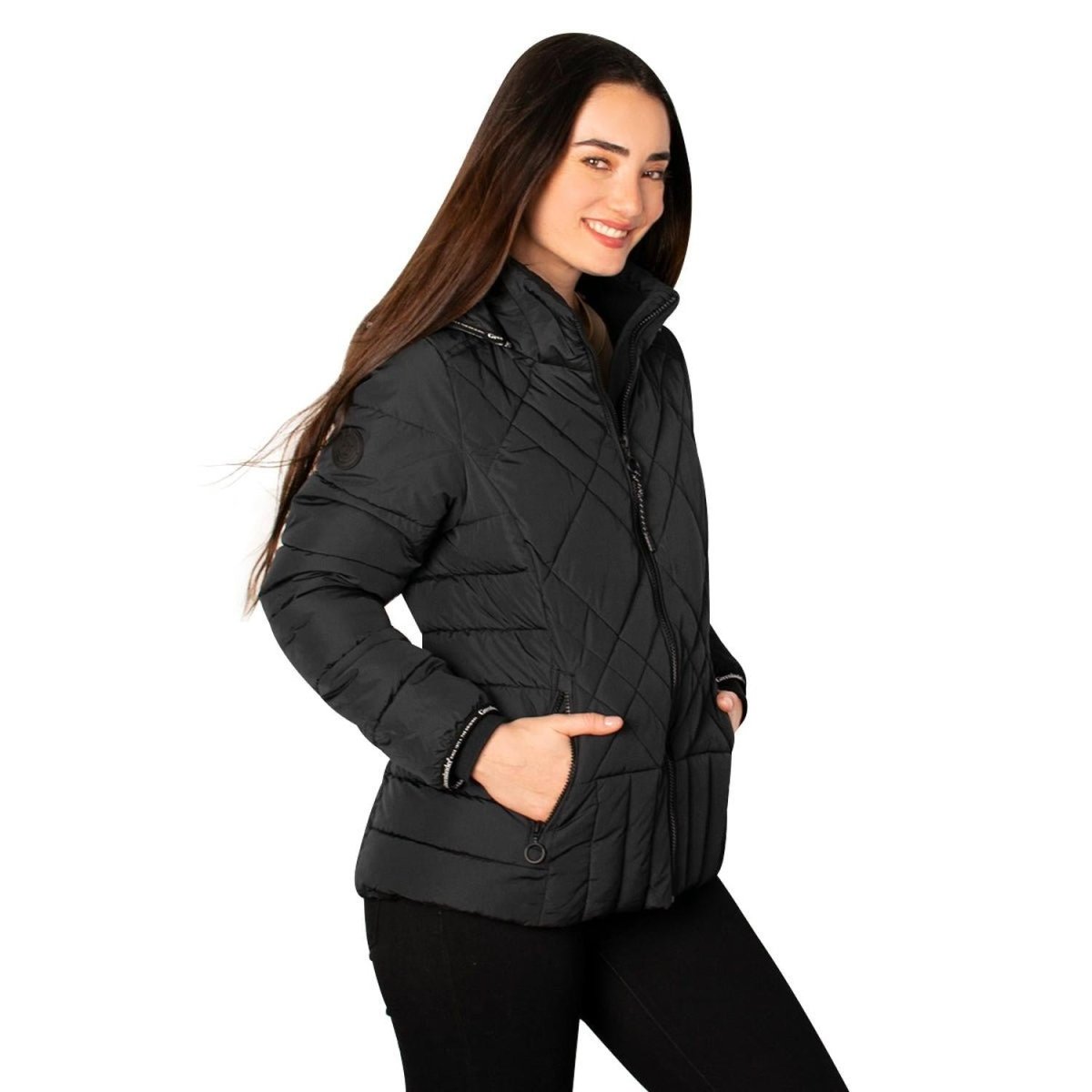 Chamarra Capitonada con Gorro Desmontable Mujer - Greenlander