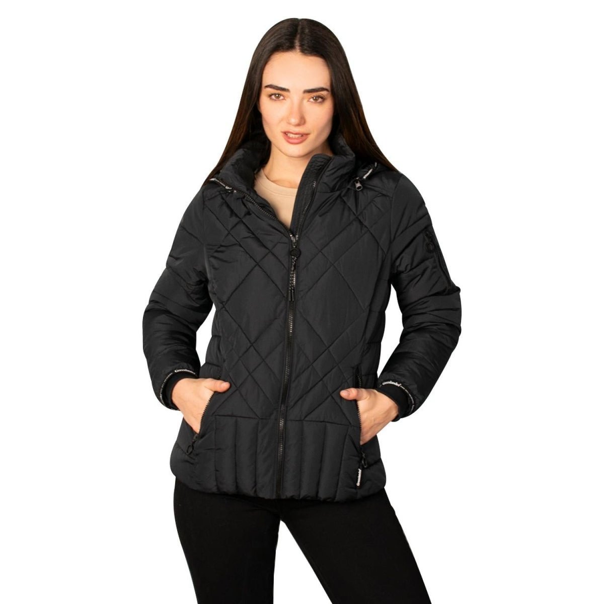 Chamarra Capitonada con Gorro Desmontable Mujer - Greenlander