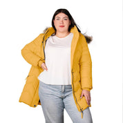 Chamarra Capitonada con Gorro Desmontable Mujer Plus Size - Greenlander