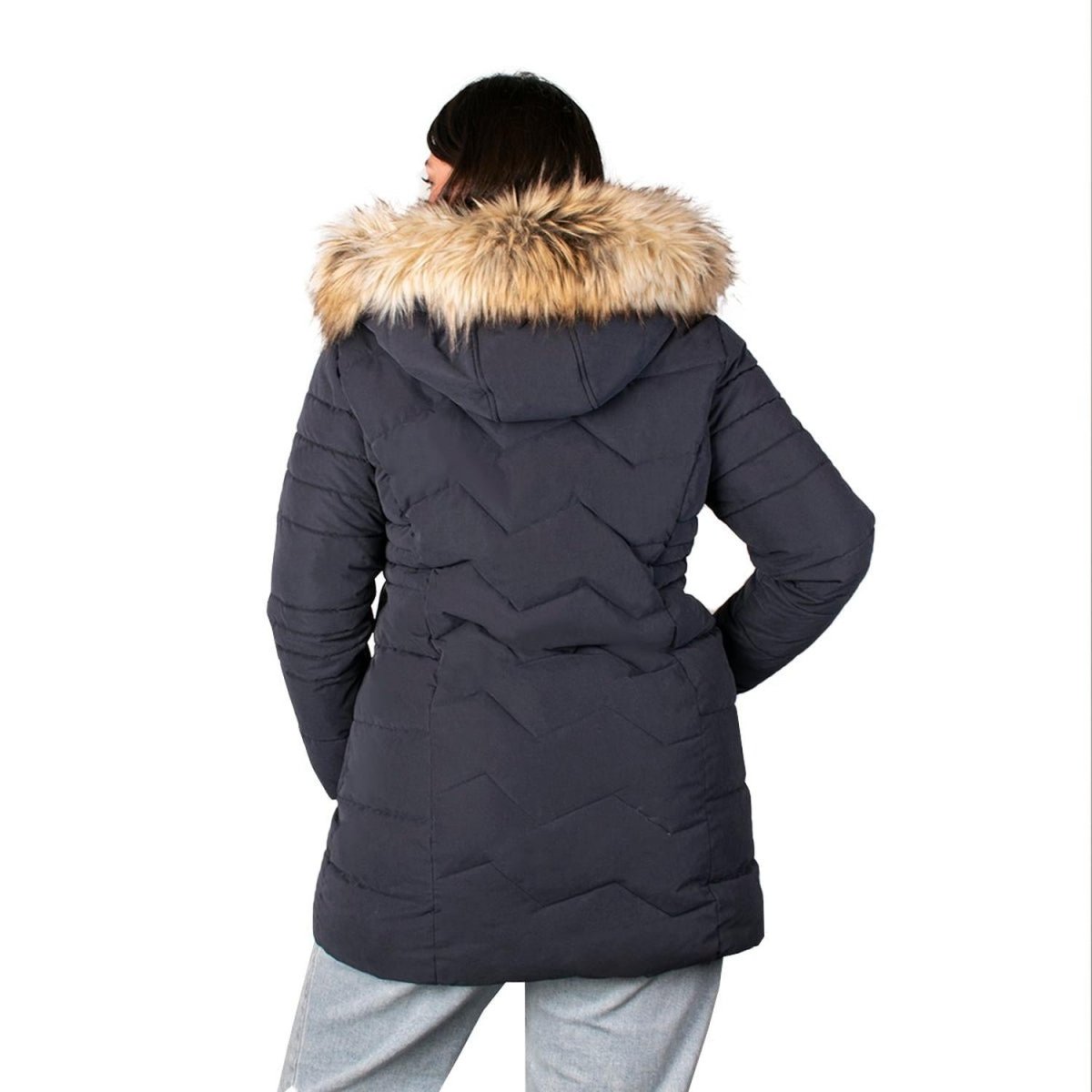 Chamarra Capitonada con Gorro Desmontable Mujer Plus Size - Greenlander