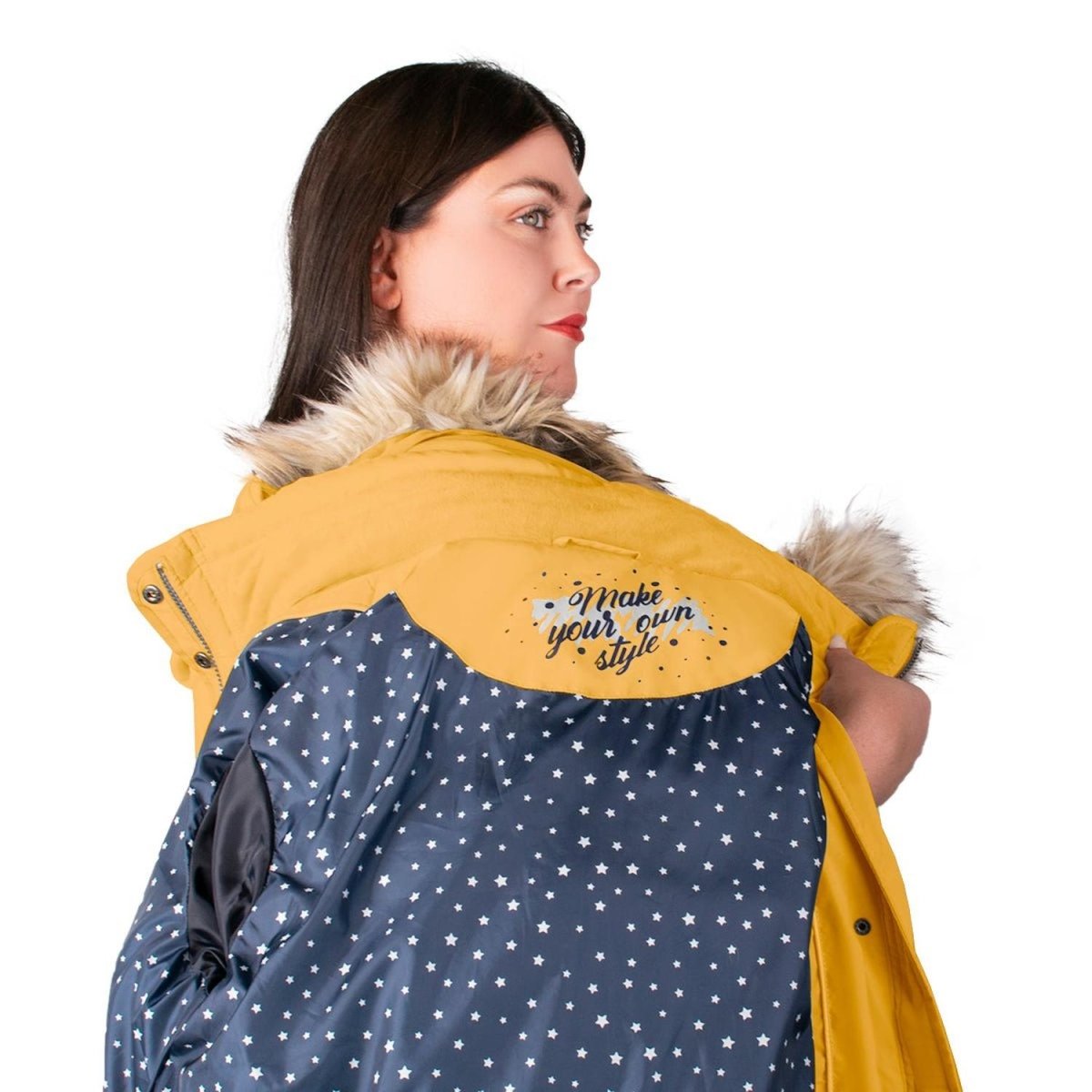 Chamarra Capitonada con Gorro Desmontable Mujer Plus Size - Greenlander