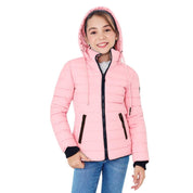 Chamarra Capitonada Con Gorro Desmontable Niña - Greenlander