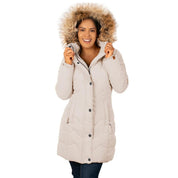 Chamarra Capitonada Con Gorro Desmontable para Mujer - Greenlander